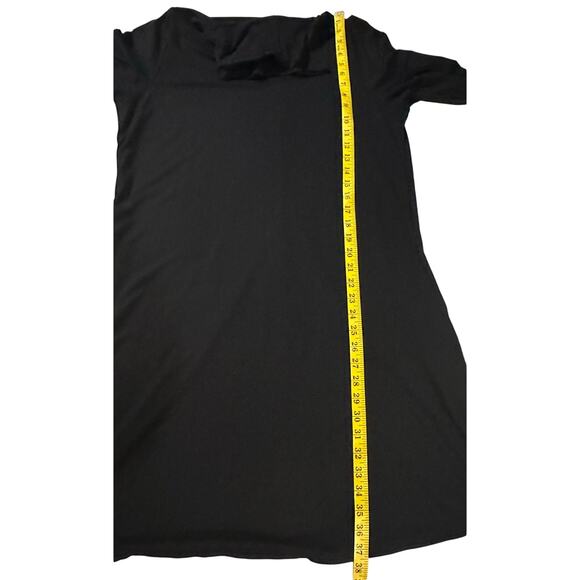 Karen Kane Turtleneck Jersey Dress/Tunic With Pockets- XL - Black - Picture 12 of 12